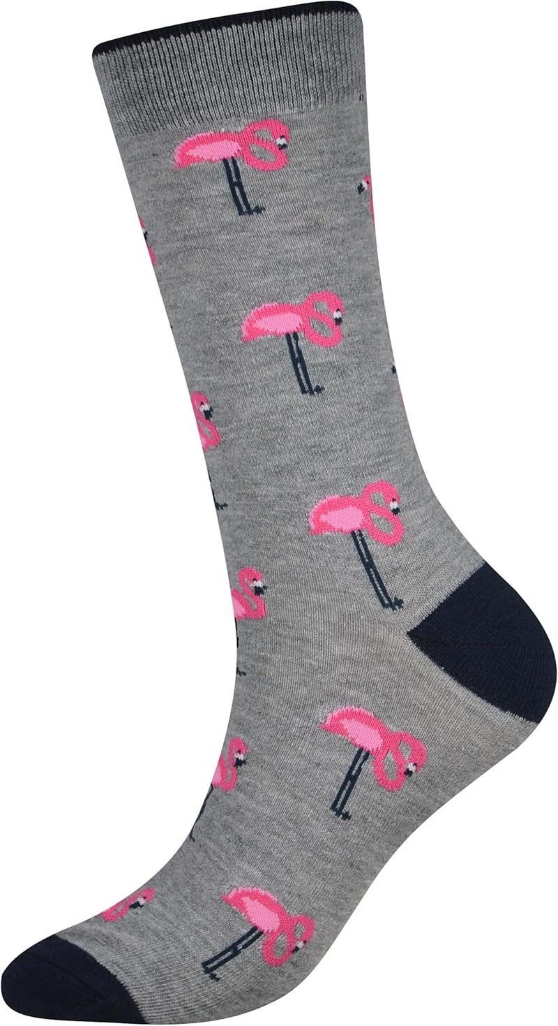 Cansok Men's 2/4 Packs Fun Crazy Novelty Dress Crew Socks - Image 4